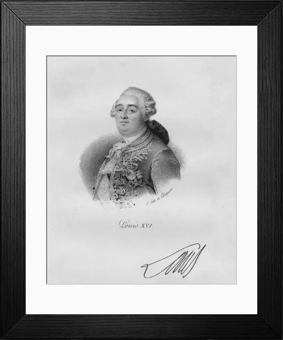 Framed Print : Louis XVI, (c1820-1840). Creator: Delpech Framed Print : Louis XVI, (c1820-1840). Creator: Delpech