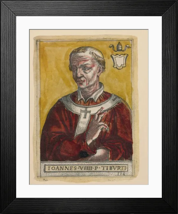 Framed Print : Pope John IX. Creator: Unknown Framed Print : Pope John IX. Creator: Unknown
