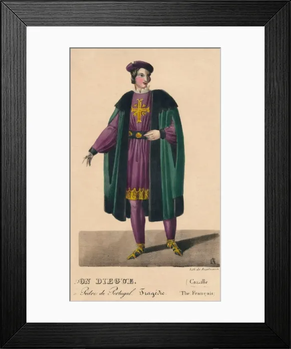 Framed Print : Don Diegue, c1820s. Creator: Godefroy Engelmann Framed Print : Don Diegue, c1820s. Creator: Godefroy Engelmann