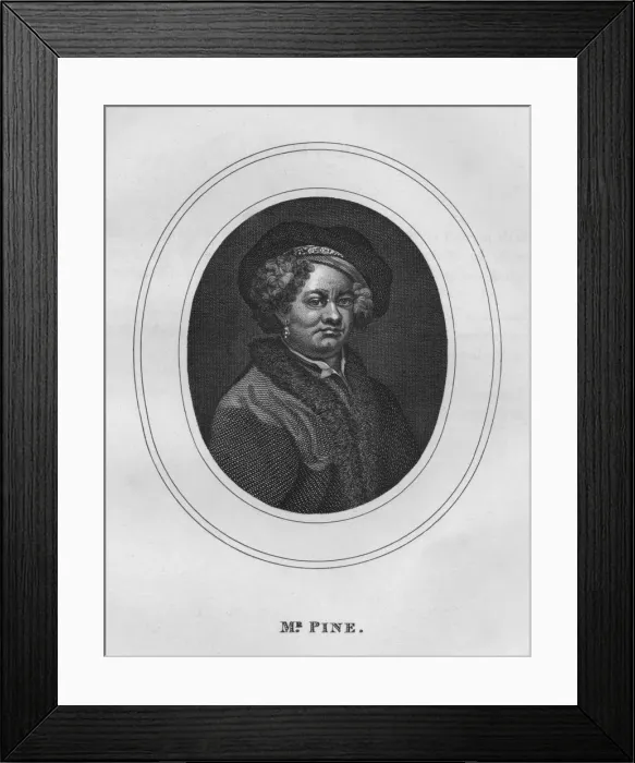 Framed Print : Mr. Pine, 1808, (1827). Creator: Thomas Cook Framed Print : Mr. Pine, 1808, (1827). Creator: Thomas Cook