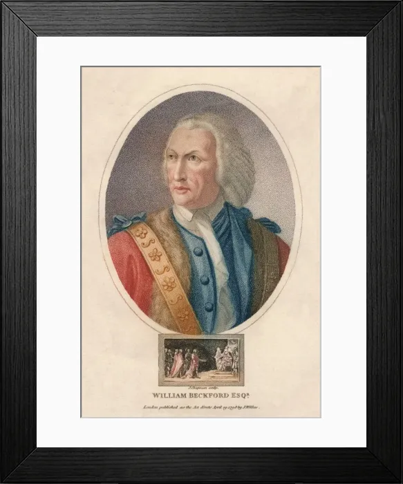 Framed Print : William Beckford Esquire, (1798). Creator: John Chapman Framed Print : William Beckford Esquire, (1798). Creator: John Chapman