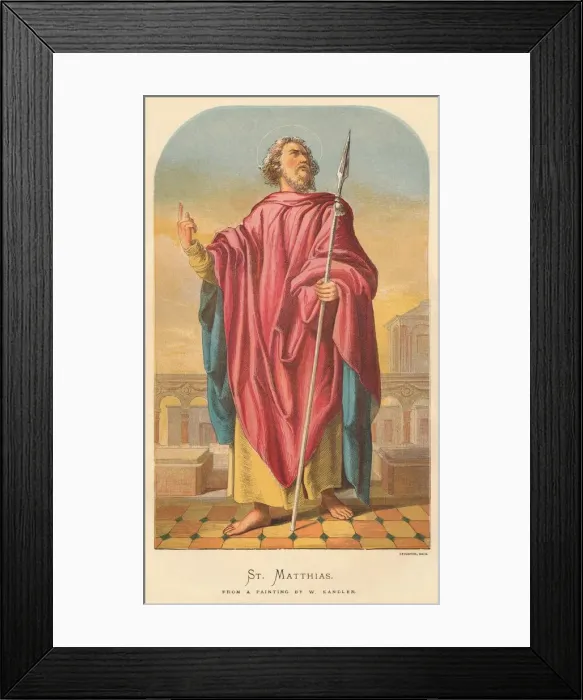Framed Print : St. Matthias, mid-late 19th century. Creator: Wilhelm Kandler Framed Print : St. Matthias, mid-late 19th century. Creator: Wilhelm Kandler