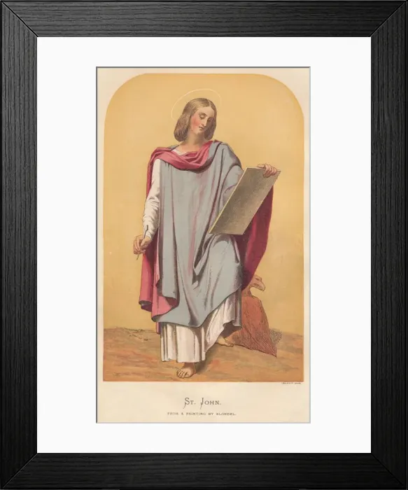 Framed Print : St. John, mid-late 19th century. Creator: Unknown Framed Print : St. John, mid-late 19th century. Creator: Unknown