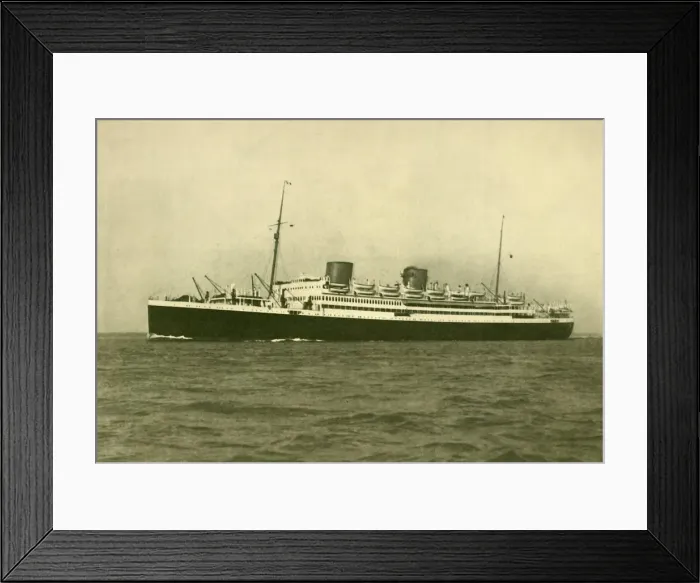 Framed Print : The Royal Mail Motor Liner Asturias (22, 500 Tons Gross), c1930. Creator Framed Print : The Royal Mail Motor Liner Asturias (22, 500 Tons Gross), c1930. Creator