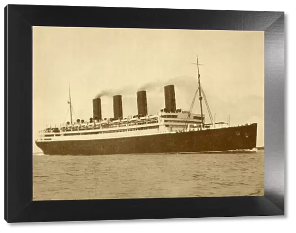 The Aquitana (Cunard Line), 45, 647 Tons, c1930. Creator: Unknown