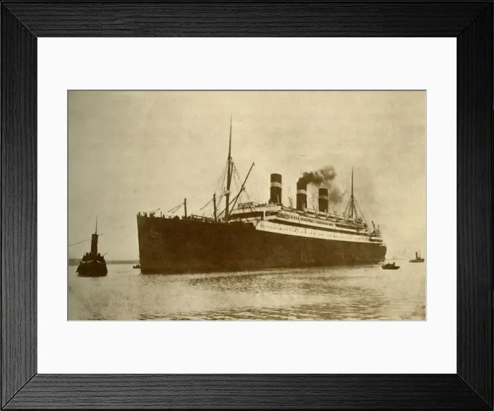 Framed Print : The Belgenland (Red Star Line), 27, 132 Tons, c1930. Creator: Unknown