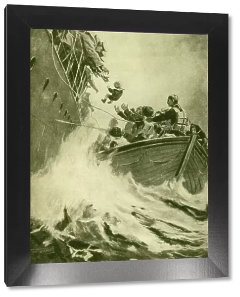 A Rescue at Sea, c1930. Creator: Unknown