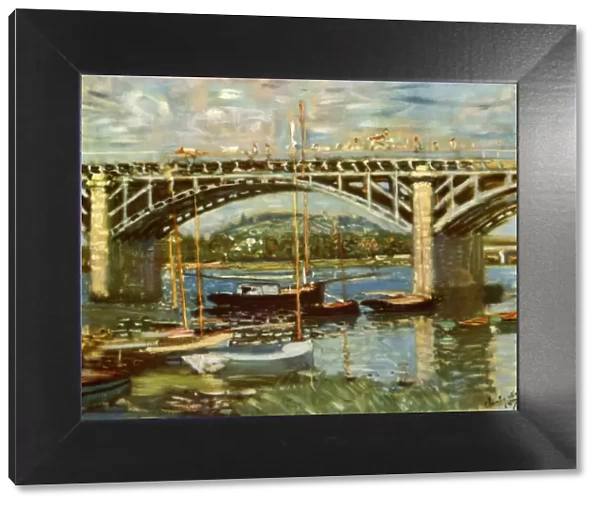 The Bridge Over the Seine at Argenteuil, 1874, (1937). Creator: Claude Monet