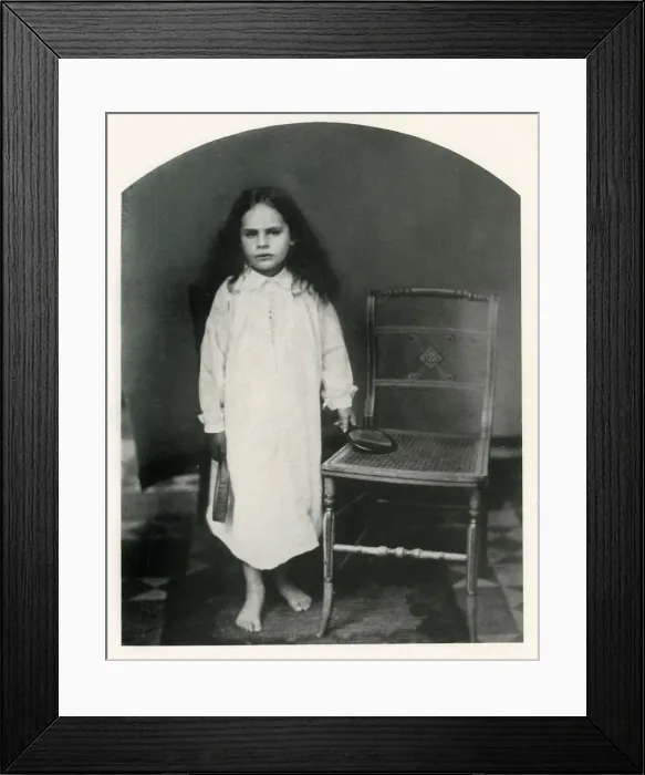 Framed Print : It won t come straight, July 1863, (1948). Creator: Lewis Carroll Framed Print : It won t come straight, July 1863, (1948). Creator: Lewis Carroll