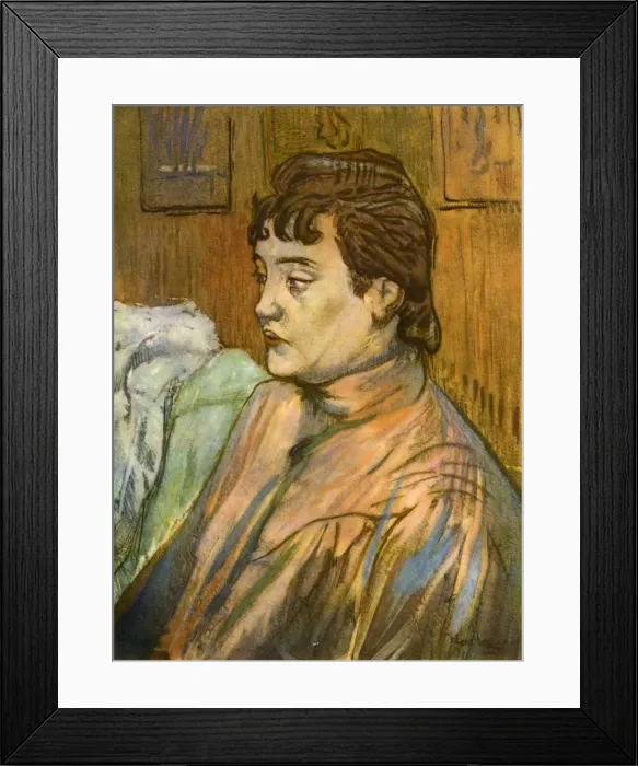Framed Print : The Streetwalker, 1892-1894, (1937). Creator: Henri de Toulouse-Lautrec Framed Print : The Streetwalker, 1892-1894, (1937). Creator: Henri de Toulouse-Lautrec