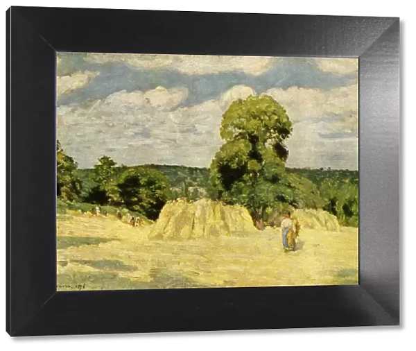 The Harvest, 1876, (1939). Creator: Camille Pissarro