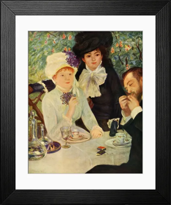 Framed Print : Lunch in the Garden, 1879, (1937). Creator: Pierre-Auguste Renoir Framed Print : Lunch in the Garden, 1879, (1937). Creator: Pierre-Auguste Renoir