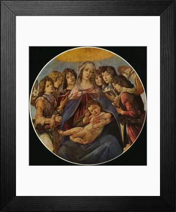 Framed Print : Madonna of the Pomegranate, c1487, (1937). Creator: Sandro Botticelli Framed Print : Madonna of the Pomegranate, c1487, (1937). Creator: Sandro Botticelli