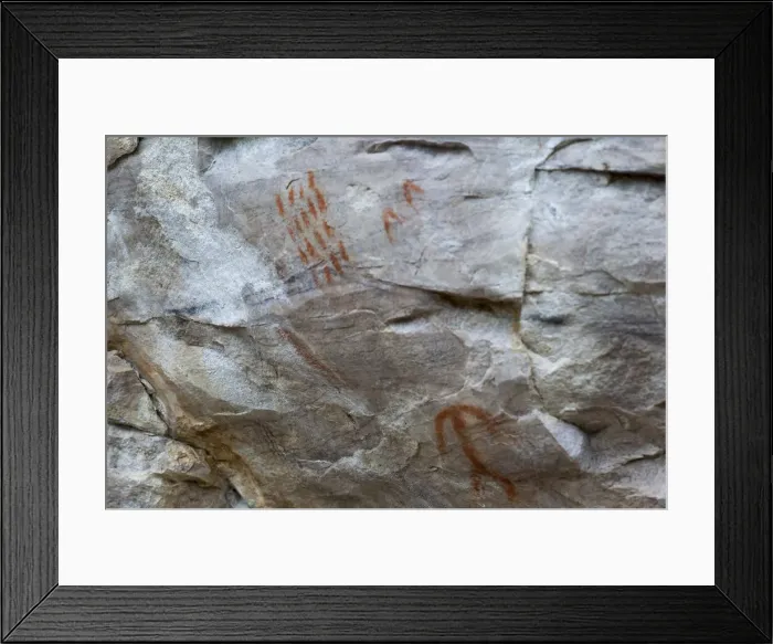 Framed Print : Pictography, Faical, San Ignacio, Cajamarca, Peru, 2015. Creator: Luis Rosendo Framed Print : Pictography, Faical, San Ignacio, Cajamarca, Peru, 2015. Creator: Luis Rosendo