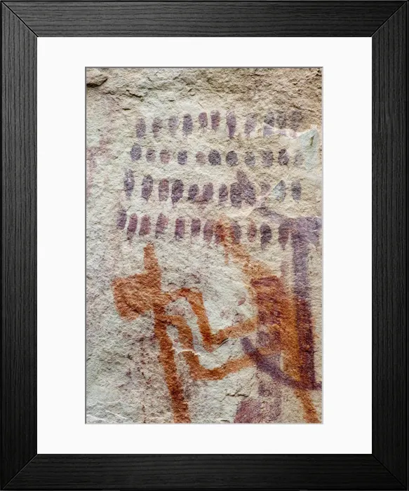Framed Print : Pictography, Faical, San Ignacio, Cajamarca, Peru, 2015. Creator: Luis Rosendo Framed Print : Pictography, Faical, San Ignacio, Cajamarca, Peru, 2015. Creator: Luis Rosendo