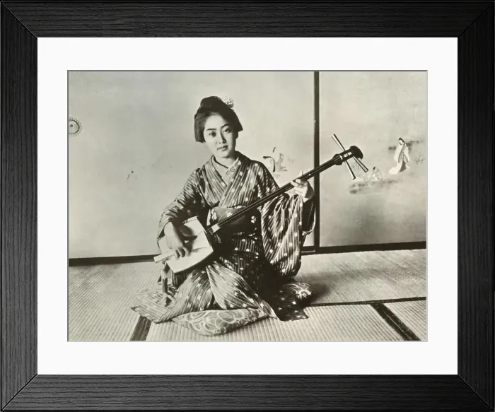 Framed Print : The Indispensible Geisha, 1910. Creator: Herbert Ponting Framed Print : The Indispensible Geisha, 1910. Creator: Herbert Ponting