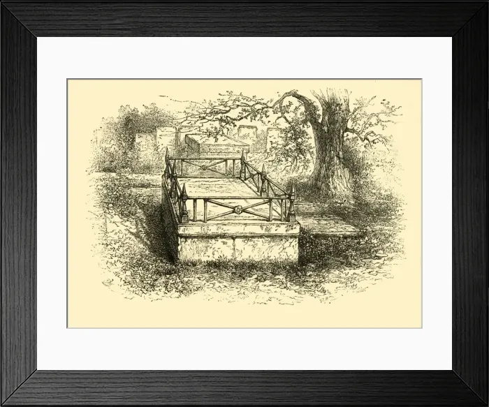 Framed Print : Gainsboroughs Grave, 1881. Creator: Unknown