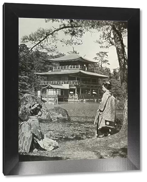 Kinkakuji (The Golden Pavilion), 1910. Creator: Herbert Ponting