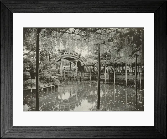 Framed Print : Kameido, 1910. Creator: Herbert Ponting Framed Print : Kameido, 1910. Creator: Herbert Ponting