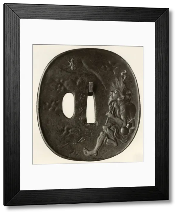 Framed Print : A Sennin, c1780-1860, (1910). Creator: Onitake Toshiyoshi Framed Print : A Sennin, c1780-1860, (1910). Creator: Onitake Toshiyoshi