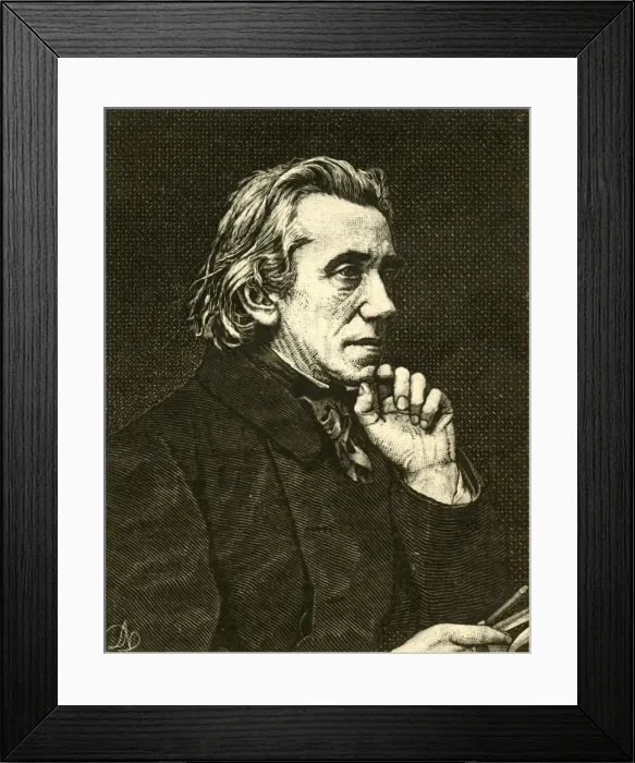 Framed Print : Ludwig Richter, 1881. Creator: Unknown Framed Print : Ludwig Richter, 1881. Creator: Unknown