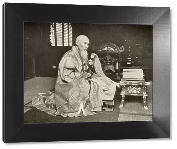 A Buddhist Abbot, 1910. Creator: Herbert Ponting