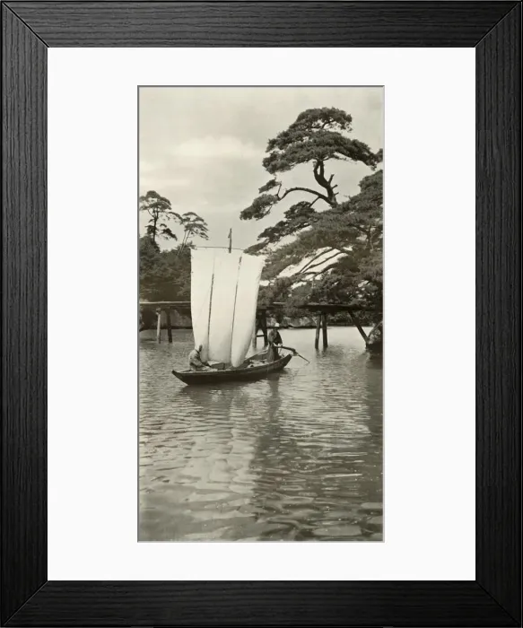 Framed Print : At Matsushima, 1910. Creator: Herbert Ponting