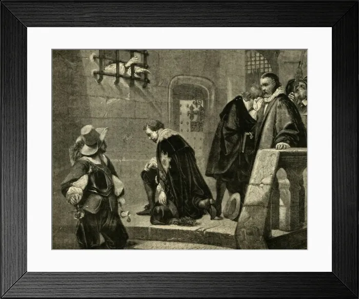 Framed Print : Strafford Going to Execution, 1641, 1881. Creator: Unknown Framed Print : Strafford Going to Execution, 1641, 1881. Creator: Unknown