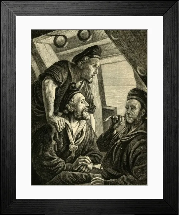 Framed Print : Nearing Home, 1881. Creator: Unknown Framed Print : Nearing Home, 1881. Creator: Unknown