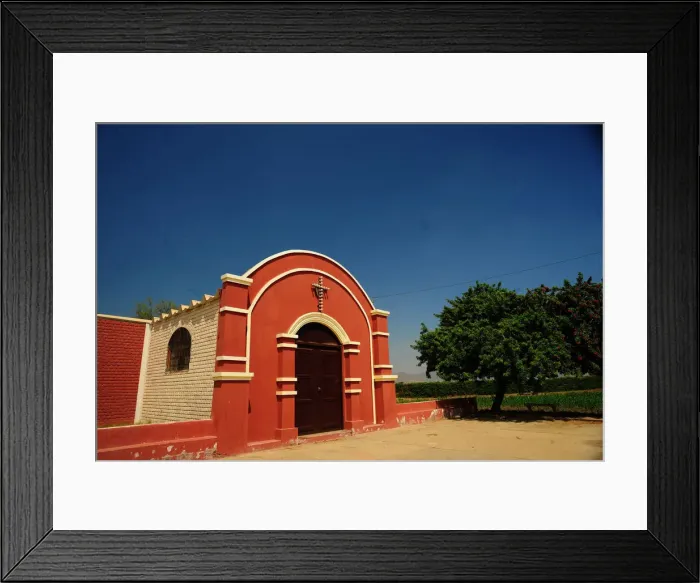 Framed Print : Zana Chapel, Lambayeque, Peru, 2017. Creator: Luis Rosendo Framed Print : Zana Chapel, Lambayeque, Peru, 2017. Creator: Luis Rosendo