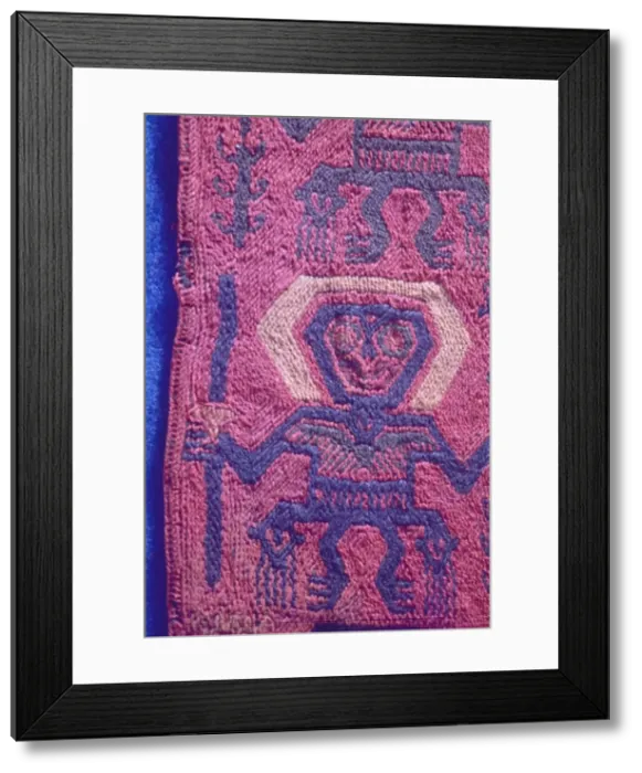 Framed Print : Textiles, Paracas Culture, Peru, 2015. Creator: Luis Rosendo Framed Print : Textiles, Paracas Culture, Peru, 2015. Creator: Luis Rosendo
