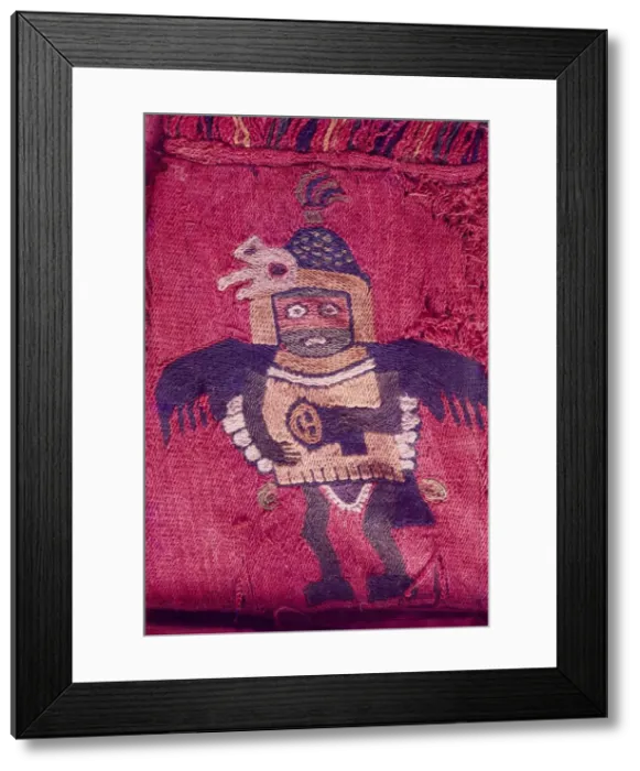 Framed Print : Textiles, Paracas Culture, Peru, 2015. Creator: Luis Rosendo Framed Print : Textiles, Paracas Culture, Peru, 2015. Creator: Luis Rosendo