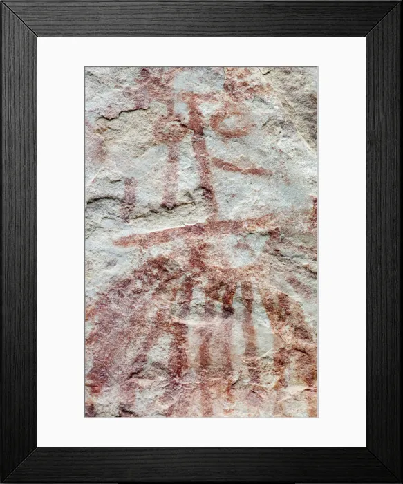 Framed Print : Pictography, Faical, San Ignacio, Cajamarca, Peru, 2015. Creator: Luis Rosendo Framed Print : Pictography, Faical, San Ignacio, Cajamarca, Peru, 2015. Creator: Luis Rosendo