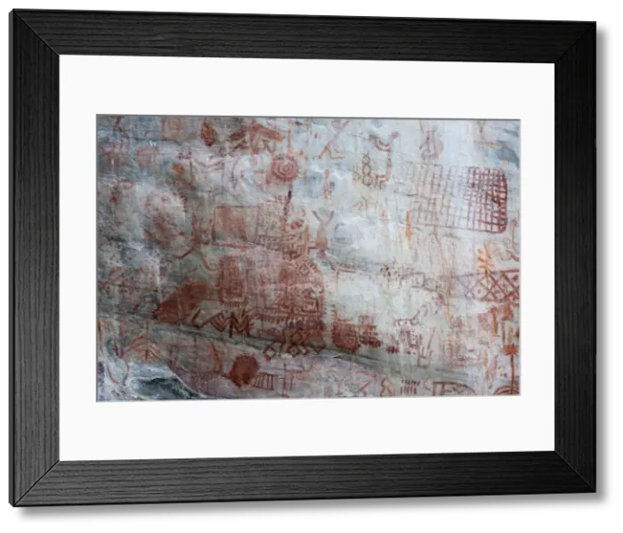 Framed Print : Pictography, Faical, San Ignacio, Cajamarca, Peru, 2015. Creator: Luis Rosendo Framed Print : Pictography, Faical, San Ignacio, Cajamarca, Peru, 2015. Creator: Luis Rosendo