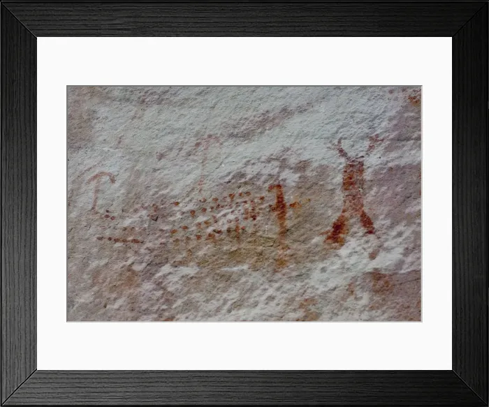 Framed Print : Pictography, Faical, San Ignacio, Cajamarca, Peru, 2015. Creator: Luis Rosendo Framed Print : Pictography, Faical, San Ignacio, Cajamarca, Peru, 2015. Creator: Luis Rosendo