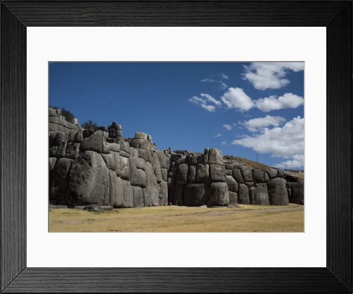 Framed Print : Sacsahuaman Fortress, Cusco, Peru, 2015. Creator: Luis Rosendo Framed Print : Sacsahuaman Fortress, Cusco, Peru, 2015. Creator: Luis Rosendo
