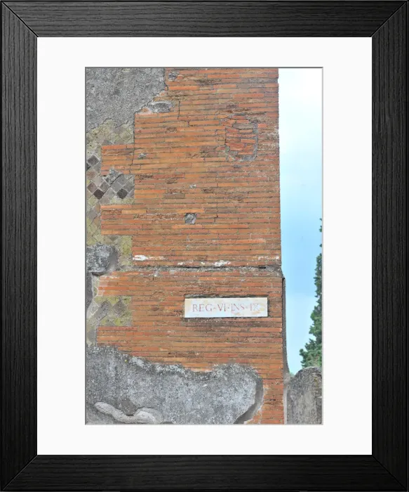 Framed Print : Pompeii, Campania, Naples, Italy, 2015. Creator: Luis Rosendo Framed Print : Pompeii, Campania, Naples, Italy, 2015. Creator: Luis Rosendo