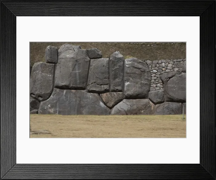 Framed Print : Sacsahuaman Fortress, Cusco, Peru, 2015. Creator: Luis Rosendo Framed Print : Sacsahuaman Fortress, Cusco, Peru, 2015. Creator: Luis Rosendo