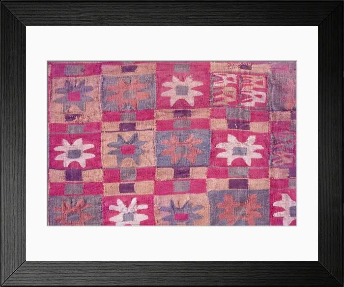 Framed Print : Textiles, Paracas Culture, Peru, 2015. Creator: Luis Rosendo Framed Print : Textiles, Paracas Culture, Peru, 2015. Creator: Luis Rosendo