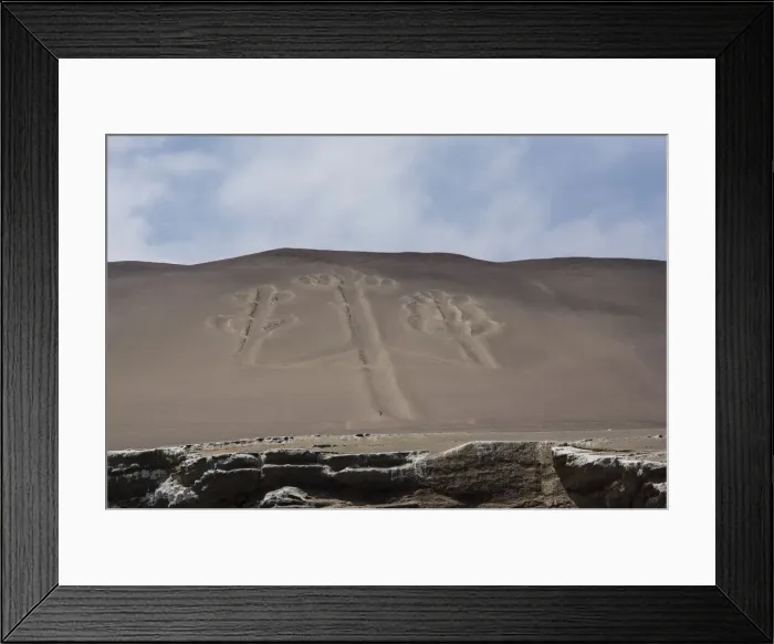 Framed Print : Candelabra, Paracas, Peru, 2015. Creator: Luis Rosendo Framed Print : Candelabra, Paracas, Peru, 2015. Creator: Luis Rosendo