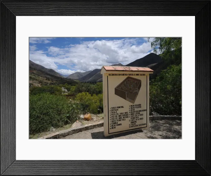 Framed Print : Kotosh, Huanuco, Peru, 2015. Creator: Luis Rosendo