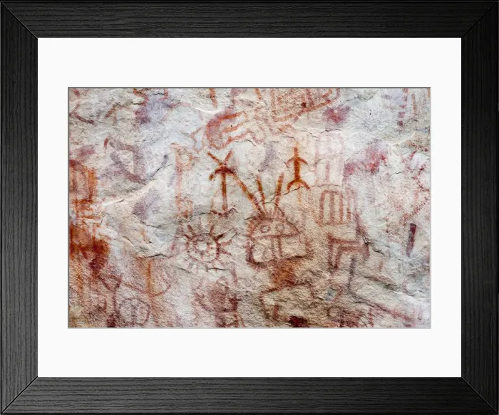 Framed Print : Pictography, Faical, San Ignacio, Cajamarca, Peru, 2015. Creator: Luis Rosendo Framed Print : Pictography, Faical, San Ignacio, Cajamarca, Peru, 2015. Creator: Luis Rosendo