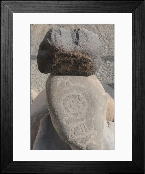 Framed Print : Stone Figures, Miculla Sacred Valley, Tacna, Peru, 2015. Creator: Luis Rosendo Framed Print : Stone Figures, Miculla Sacred Valley, Tacna, Peru, 2015. Creator: Luis Rosendo