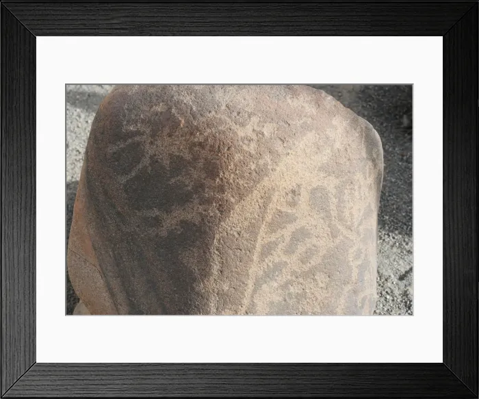 Framed Print : Stone Figures, Miculla Sacred Valley, Tacna, Peru, 2015. Creator: Luis Rosendo Framed Print : Stone Figures, Miculla Sacred Valley, Tacna, Peru, 2015. Creator: Luis Rosendo