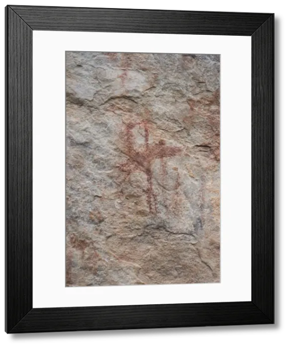 Framed Print : Pictography, Faical, San Ignacio, Cajamarca, Peru, 2015. Creator: Luis Rosendo Framed Print : Pictography, Faical, San Ignacio, Cajamarca, Peru, 2015. Creator: Luis Rosendo