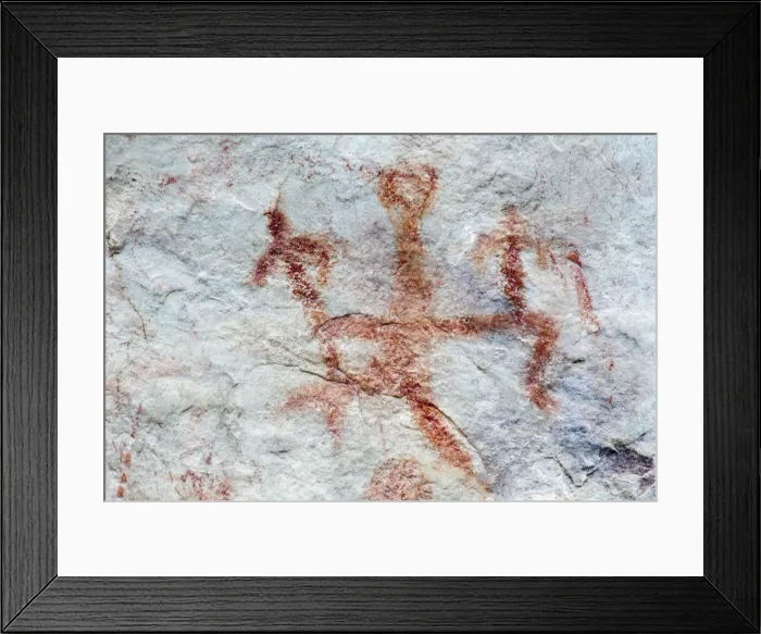 Framed Print : Pictography, Faical, San Ignacio, Cajamarca, Peru, 2015. Creator: Luis Rosendo Framed Print : Pictography, Faical, San Ignacio, Cajamarca, Peru, 2015. Creator: Luis Rosendo