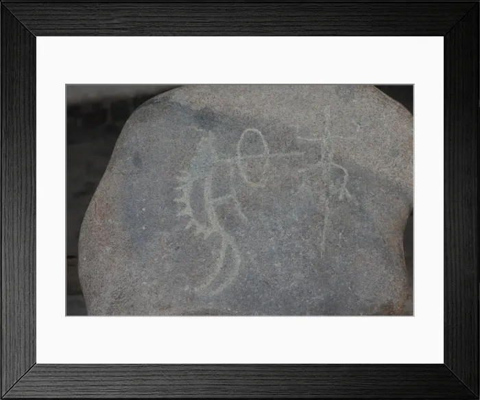 Framed Print : Stone Figures, Miculla Sacred Valley, Tacna, Peru, 2015. Creator: Luis Rosendo Framed Print : Stone Figures, Miculla Sacred Valley, Tacna, Peru, 2015. Creator: Luis Rosendo