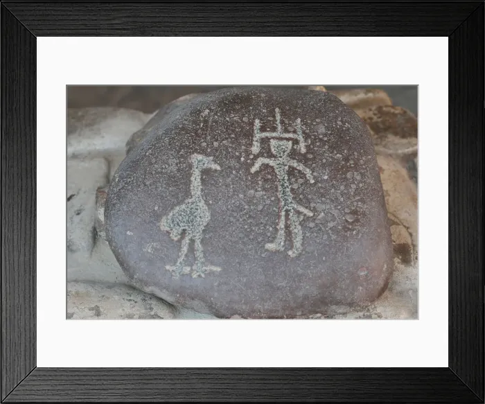 Framed Print : Stone Figures, Miculla Sacred Valley, Tacna, Peru, 2015. Creator: Luis Rosendo Framed Print : Stone Figures, Miculla Sacred Valley, Tacna, Peru, 2015. Creator: Luis Rosendo