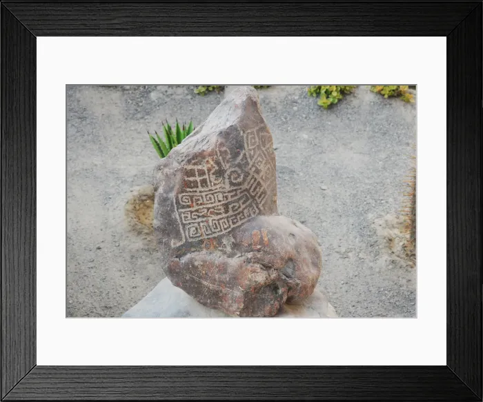 Framed Print : Stone Figures, Miculla Sacred Valley, Tacna, Peru, 2015. Creator: Luis Rosendo Framed Print : Stone Figures, Miculla Sacred Valley, Tacna, Peru, 2015. Creator: Luis Rosendo