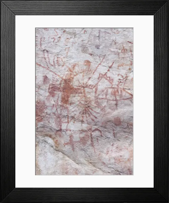 Framed Print : Pictography, Faical, San Ignacio, Cajamarca, Peru, 2015. Creator: Luis Rosendo Framed Print : Pictography, Faical, San Ignacio, Cajamarca, Peru, 2015. Creator: Luis Rosendo